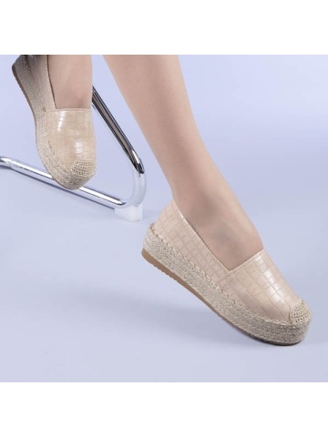 Millie bézs női espadrille - Img 4