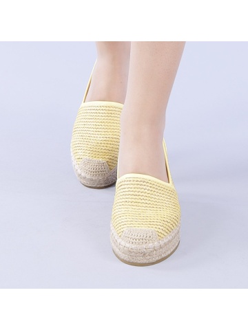 Antonia sárga női espadrille - Img 2