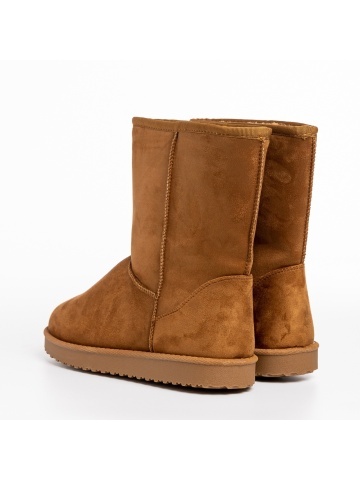 Daleyza camel női csizma, textil anyagból készült - Img 3