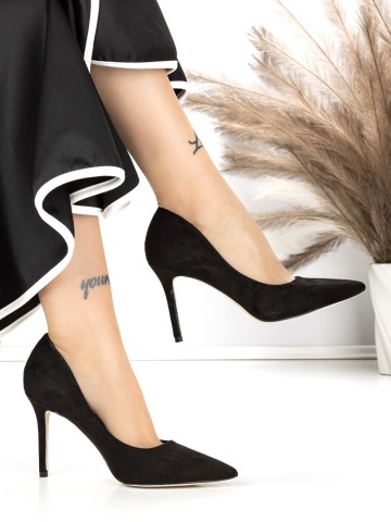 Stiletto cipő Celinae Fekete - Img 4