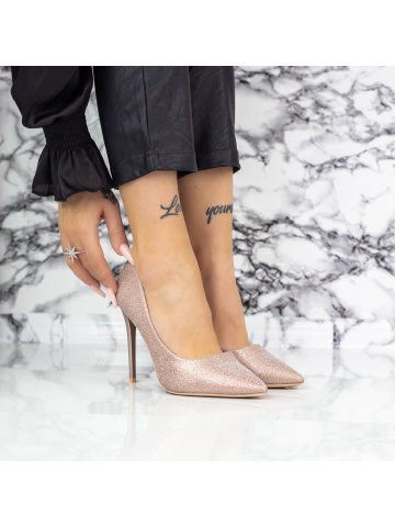 Stiletto cipő Dorena Pezsgő