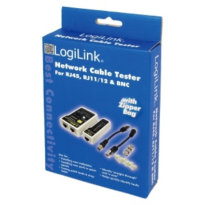 TESTER UTP RJ45,RG6,RJ11,RJ12,BNC LOGILINK - Img 3