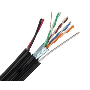 Cablu FTP CAT5E cu sufa si alimentare 2x0.75mm Alien