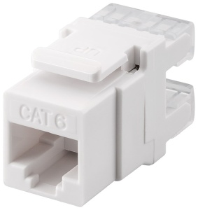 Modul keystone Cat6 UTP alb Goobay