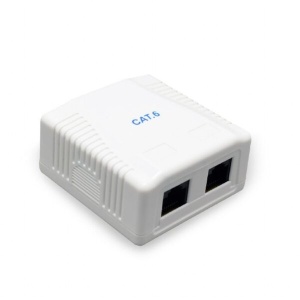 Priza UTP Cat6 2 x RJ45 Gembird