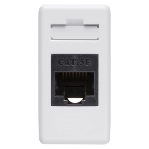 Priza UTP RJ45 cat 5E, alb Gewiss System