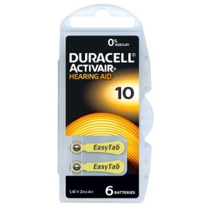 Baterie auditiva ZA 10 Duracell