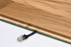 Patch cord Cat 6A UTP plat, 15m, Cu ,alb Goobay - Img 3