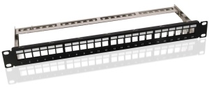 Patch Panel 24P Blank STP Goobay negru