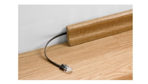 Patch cord Cat 6A UTP plat, 5m, Cu ,maro Goobay - Img 4