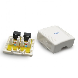 Priza FTP Cat6 2 x RJ45 Gembird - Img 3