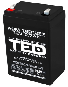 Acumulator etans 12V-2.7A TED
