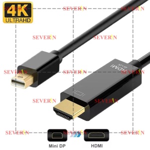 Cablu Mini Displayport tata - HDMI tata 4K , 3m, contacte aurite