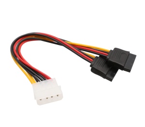 Cablu Molex-2x Sata 15cm Gembird