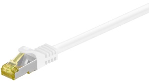 Patch cord Cat 6A S/FTP 30 m,Cu, alb/gri