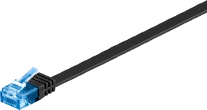 Patch cord Cat 6A UTP plat, 15m, Cu ,alb Goobay - Img 4