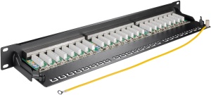 Patch panel 24 porturi Cat 6A Goobay - Img 3