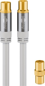 Cablu de antena TV tata-mama 1 m 135db Goobay