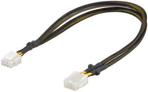 Cablu prelungire adaptor placa grafica PCI-E/PCI Express 8 pini Goobay