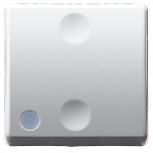 Intrerupator dublu cap scara 16A, 2M alb Gewiss System