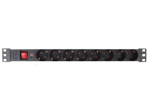 Prelungitor PDU Rack 19' 8 Prize Perel