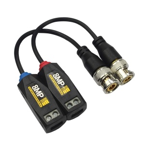 Video Balun 4K 8MP, AHD-CVI-TVI-CVBS