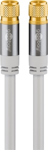 Cablu de antena F tata-tata 1m 135db Goobay