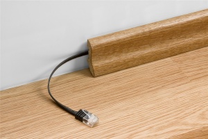 Patch cord Cat 6A UTP plat, 15m, Cu ,alb Goobay - Img 5