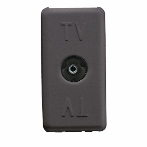 Priza TV 1M negru Gewiss System