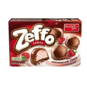 12 BUC X Bezele ZEFFO cu aroma de capșuni glazurate