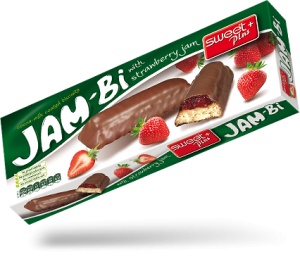 JAM-BI glazurati gem de căpșuni
