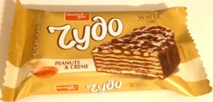 24 BUC X Napolitana RYDO cu arahide si crema cacao 68 gr (peanuts)