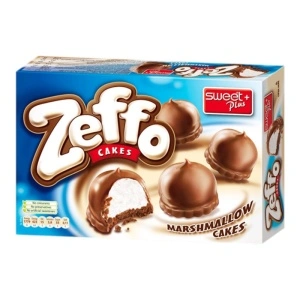 12 BUC X Bezele ZEFFO cu aroma de cacao si lapte glazurate