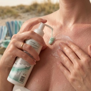 Loțiune After-Sun cu Castravete & Mentă, Efect Răcoritor și Hidratare, 150 ml – Kaélo HELIOX Recover - Img 6