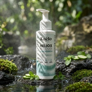 Loțiune After-Sun cu Castravete & Mentă, Efect Răcoritor și Hidratare, 150 ml – Kaélo HELIOX Recover - Img 3