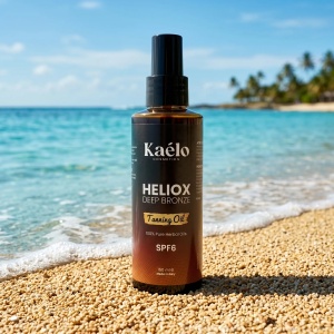 Ulei Accelerator de Bronzare Intens Kaélo HELIOX Deep Bronze, SPF 6, 150ml - Img 5