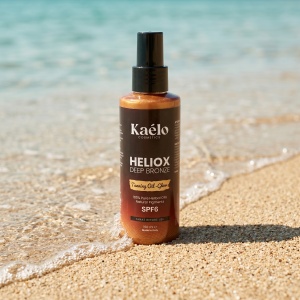 Ulei de Bronzare pentru Bronz Intens și Glow Kaélo HELIOX Deep Bronze, SPF 6, 150ml - Img 8