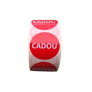 Rola 1000 etichete autoadezive "Cadou"