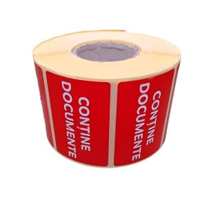 Rola 1000 etichete autoadezive 60x40mm "Contine documente" - Img 2