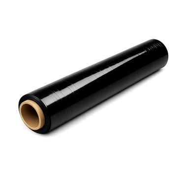 Folie stretch neagra 3 kg.