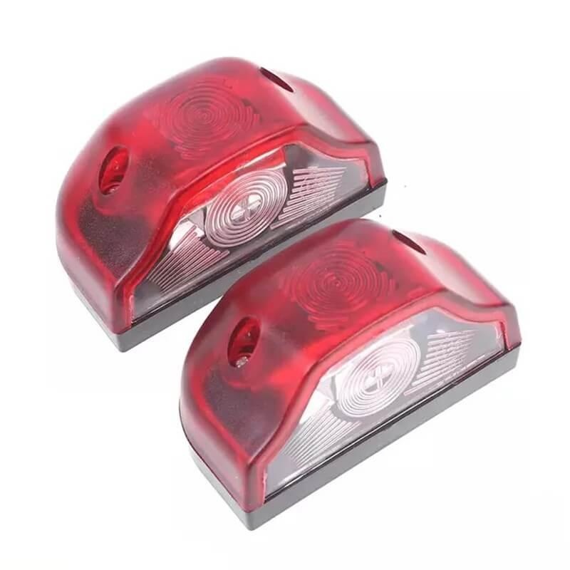 Set 2 Lămpi LED Iluminare Număr Înmatriculare 12V-24V, Alb Rece, Universale pentru Camion, Remorcă, Trailer