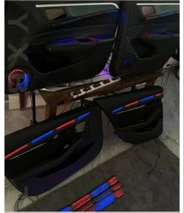Iluminare LED pentru picioare auto inclusă în kit Symphony