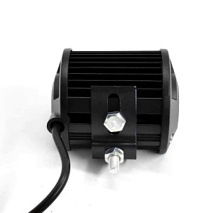 Carcasă spate pentru proiector LED 18W dreptunghiular, cu design pentru disiparea căldurii și montaj stabil.