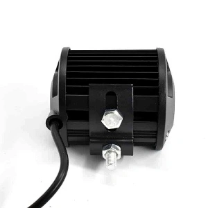 Carcasă spate pentru proiector LED 18W dreptunghiular, cu design pentru disiparea căldurii și montaj stabil.