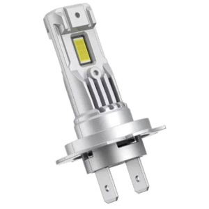 Bec LED H7 mini cu ventilator pentru racire eficienta si durata lunga de viata