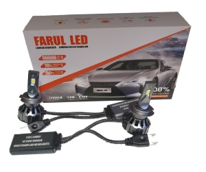 Set 2 Becuri LED H7 V20, 120W, CANBUS, 12.000 Lumeni, Alb Rece 6000K – Fără Eroare în Bord