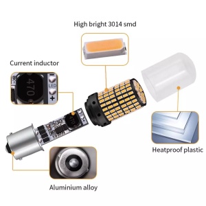 Set becuri LED auto pentru semnalizare, ambalaj protejat și pregătit pentru montaj