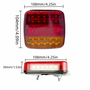 Dimensiuni stop LED remorcă 108x104mm universal camion