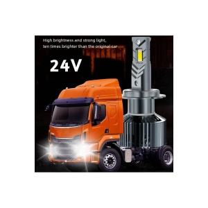 Bec LED H7 24V real, compatibil camion, instalare rapidă plug & play