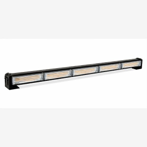 Bară Girofar LED 75 cm, 5 COB, 12-24V, Funcții Stroboscop, Lumină Portocalie de Avertizare